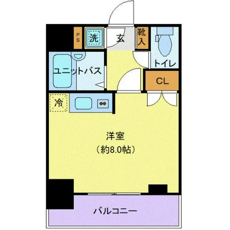 シンシア牛込 5階階 間取り