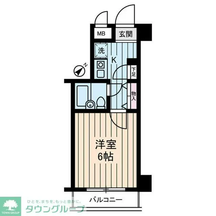 キャピタルビュー柴又 2階階 間取り
