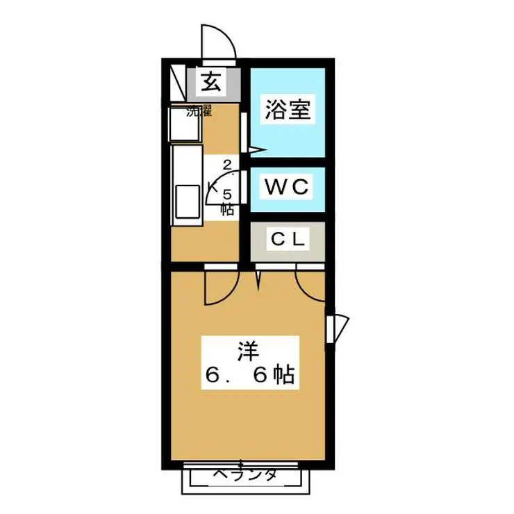ディアスYUMA 2階階 間取り