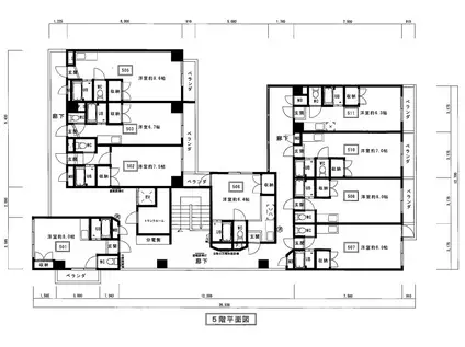 TAILOR5番館(ワンルーム/5階)の間取り写真