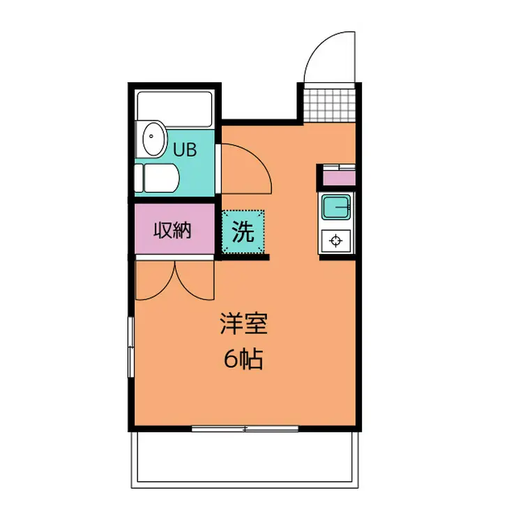 吉祥寺ハイツ 4階階 間取り