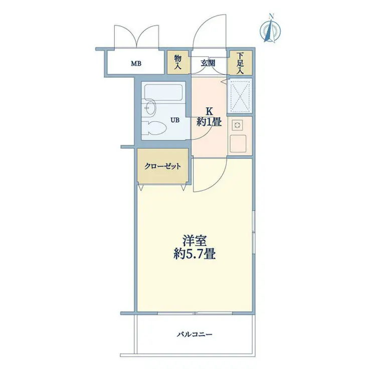 新丸子ダイカンプラザシティII 1階階 間取り