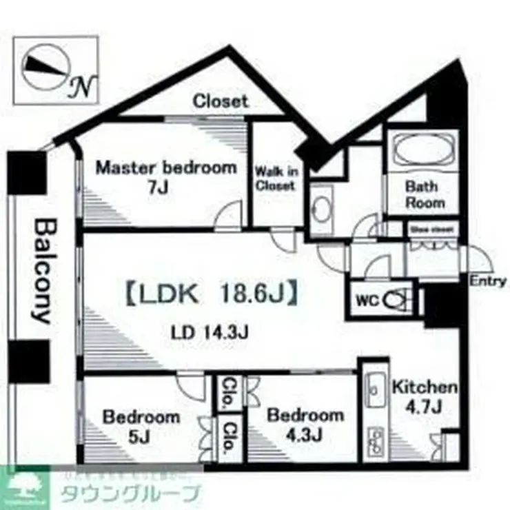 芝浦アイランドケープタワー 29階階 間取り