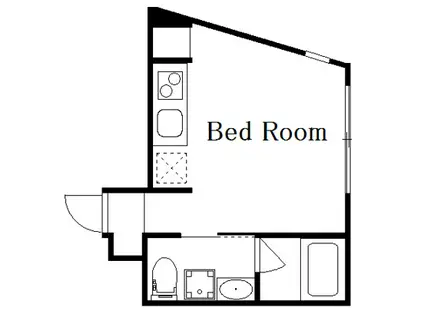 DECOR BLOCCO OYAMA DUE(ワンルーム/3階)の間取り写真