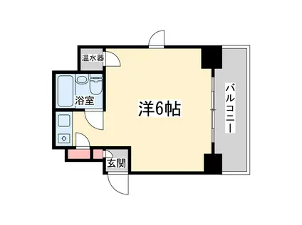 メゾンドゥレイナⅠ(ワンルーム/2階)の間取り写真