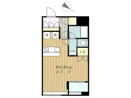 デュオ・スカーラ町田(ワンルーム/5階)の間取り写真