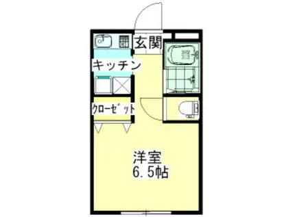 寺田ビル(1K/3階)の間取り写真
