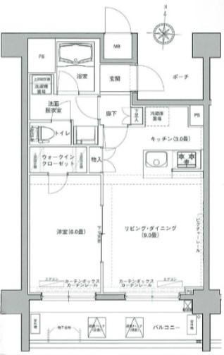 アイル東京スカイツリー(1LDK/9階)の間取り写真