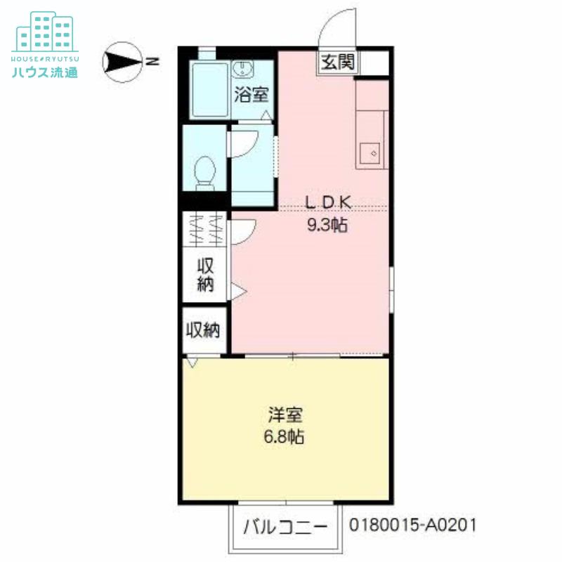 シャーメゾン久山台(1LDK/2階)の間取り写真