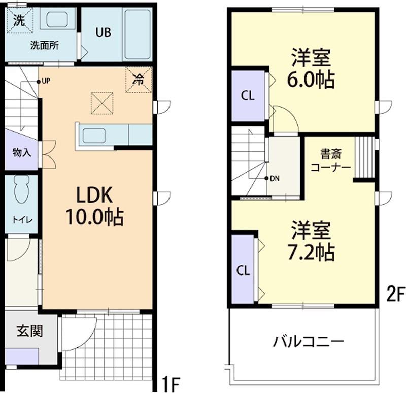 LE MEILLEUR RICHESSE(2LDK/1階)の間取り写真