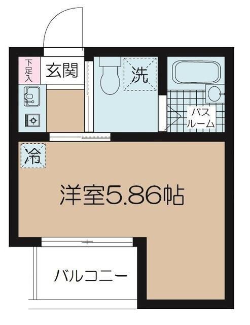 QUPS EKODA -キュピス エコダ-(1K/2階)の間取り写真