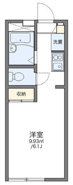 レオパレスラ・プランタン(1K/2階)の間取り写真