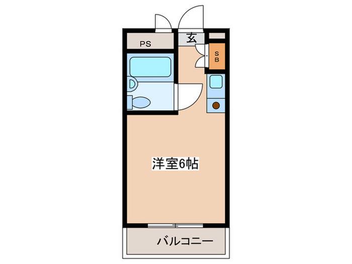 メゾン池袋(ワンルーム/3階)の間取り写真