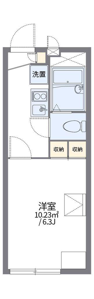 レオパレス高砂LA1(1K/1階)の間取り写真