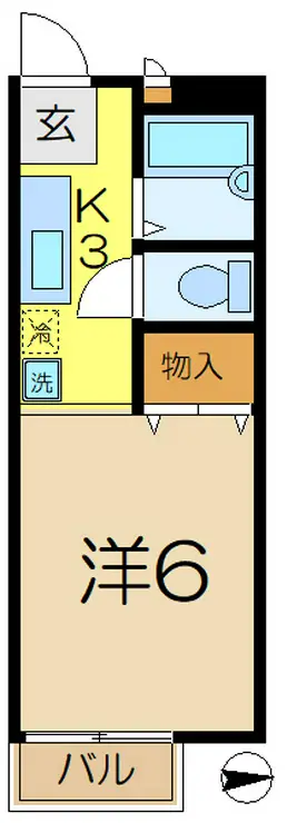 ベルシェ30 1階階 間取り