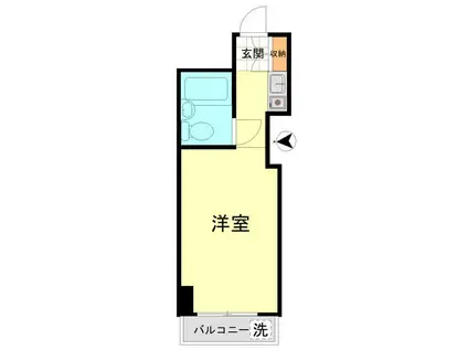トップ浅草(ワンルーム/2階)の間取り写真