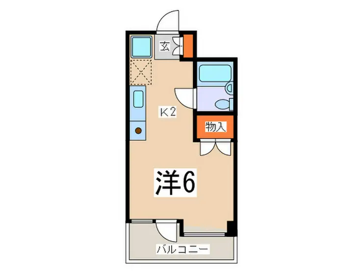 グランドゥール登戸 2階階 間取り