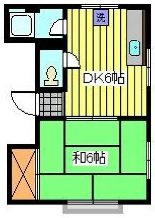 坂本荘 2階階 間取り