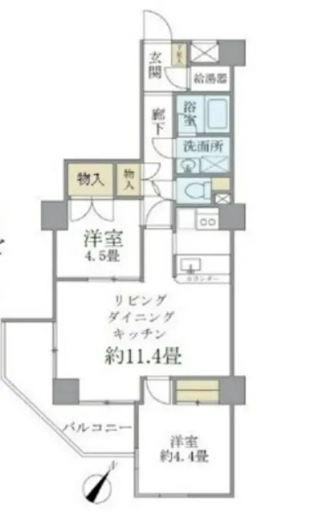 オリエント三軒茶屋ハウス 2階階 間取り