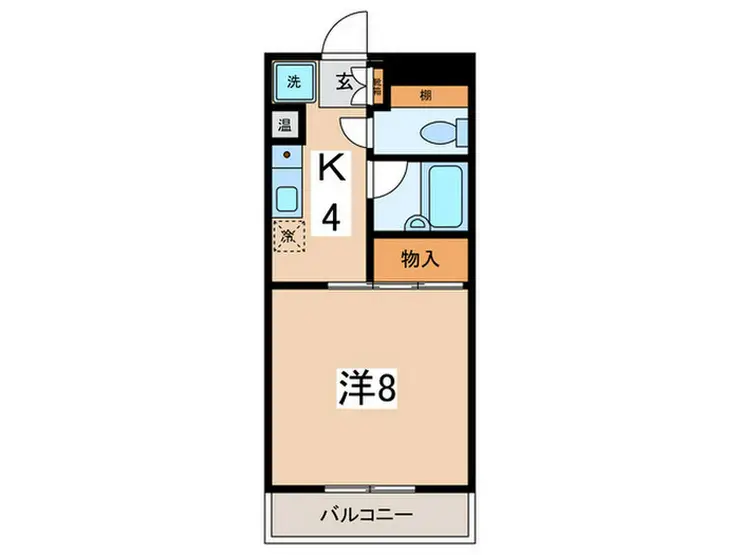 ファーストタウン中央 3階階 間取り