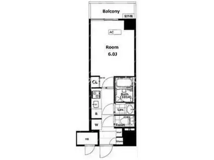 ライオンズマンション西が丘南(1K/3階)の間取り写真