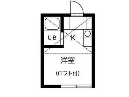 第8紀州ハイツ(ワンルーム/1階)の間取り写真