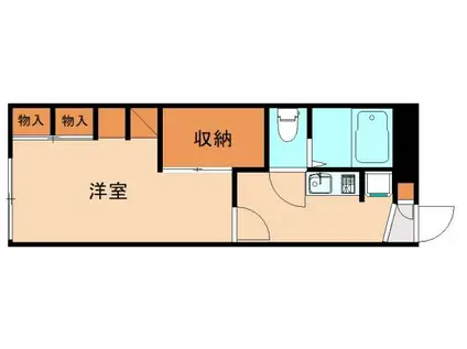 レオパレスMASA-αIII04(1K/1階)の間取り写真