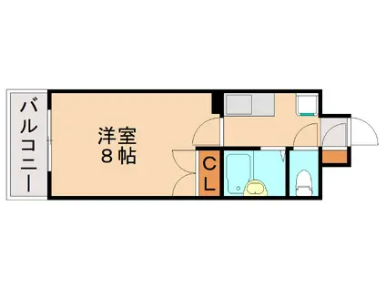 リファレンスイーストパーク(1K/7階)の間取り写真