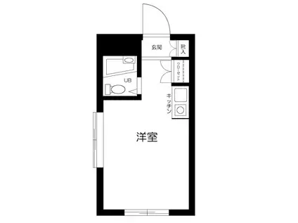 アムロゼッタ西荻窪(ワンルーム/4階)の間取り写真