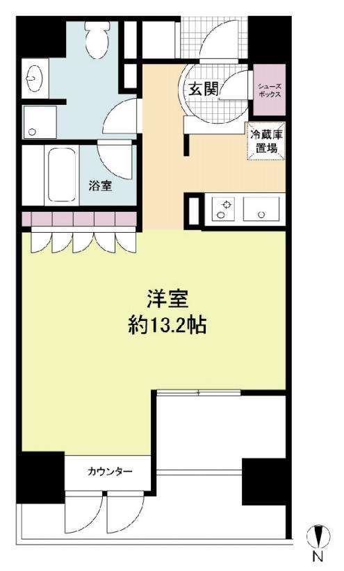 プライムアーバン堺筋本町(ワンルーム/3階)の間取り写真
