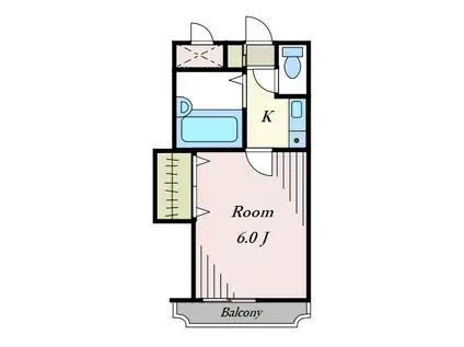 パストラルマンションM(1K/3階)の間取り写真