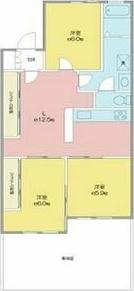 OCEAN61(3LDK/2階)の間取り写真