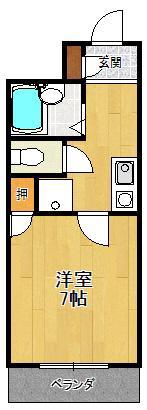 リッチライフ10(1K/3階)の間取り写真