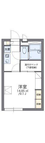 レオパレス金剛寺(1K/2階)の間取り写真