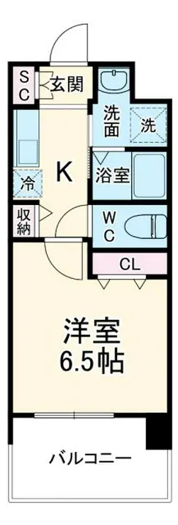 レジディア船橋II 5階階 間取り