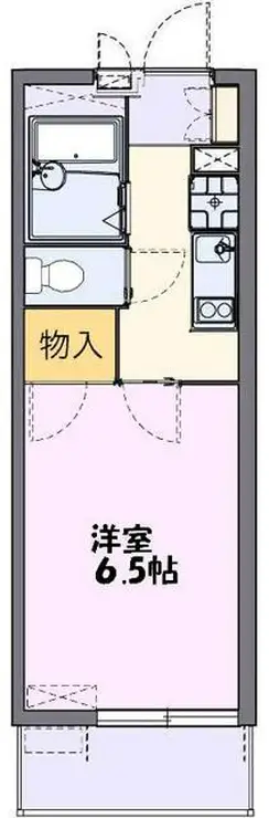 レオパレスグリーンフラットF 3階階 間取り