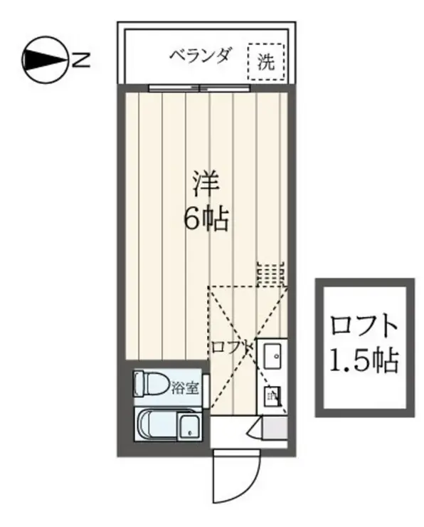 ケータス永福 2階階 間取り