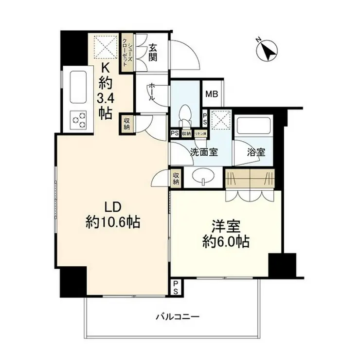 ルジェンテ高輪台 8階階 間取り