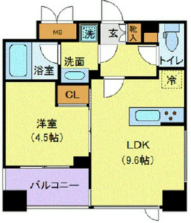 メゾンビスタ渋谷宇田川 7階階 間取り