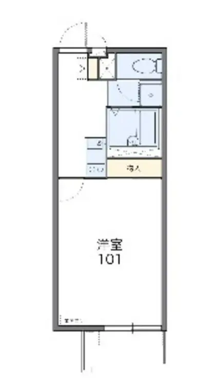 レオネクストレグルス 2階階 間取り