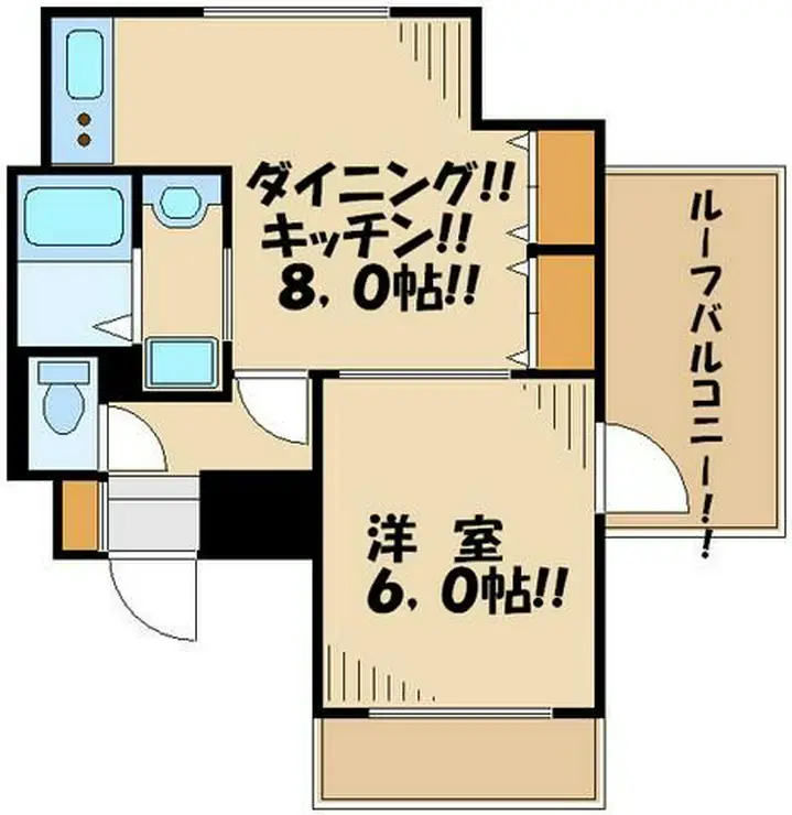 ガラ・シティ高井戸 6階階 間取り