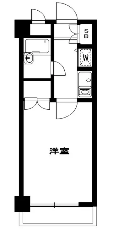 木下ダイヤモンドパレス 5階階 間取り