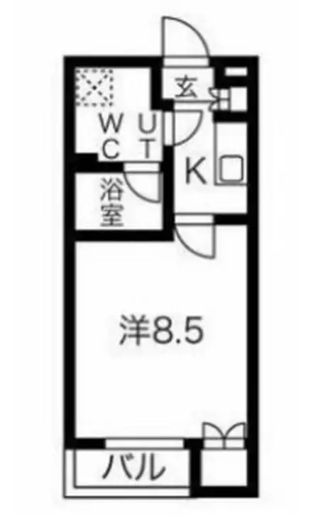 スパシエソリデ目黒 1階階 間取り
