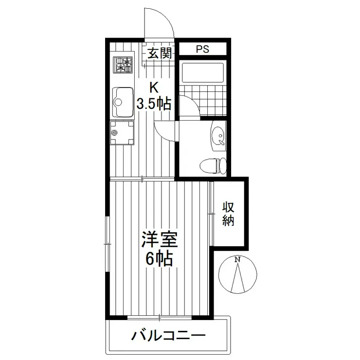 グラスハウス 2階階 間取り