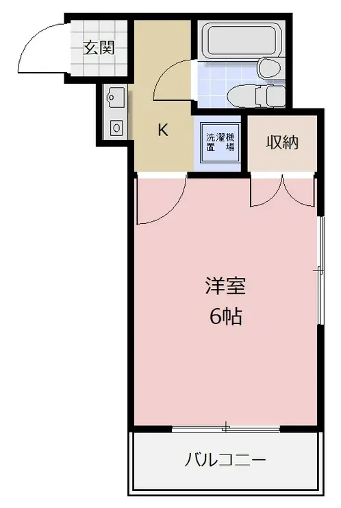 椿マンション 2階階 間取り