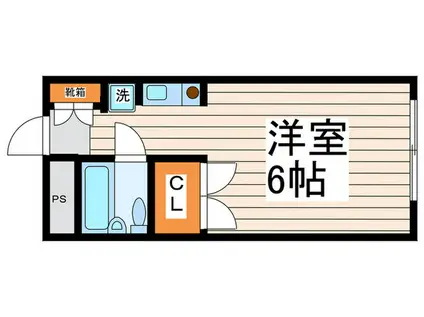 ラヴ アリエール(ワンルーム/1階)の間取り写真