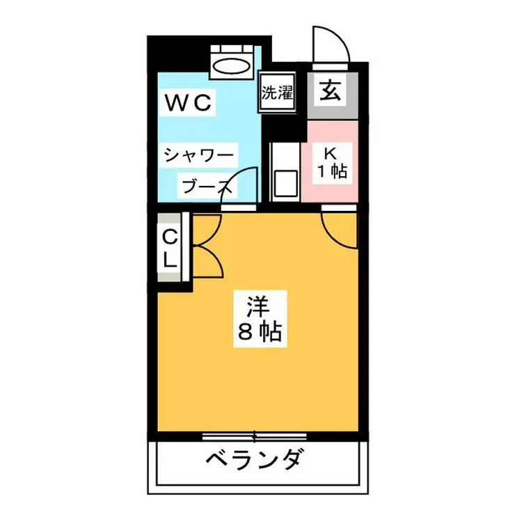 リブシス浦和常盤 3階階 間取り
