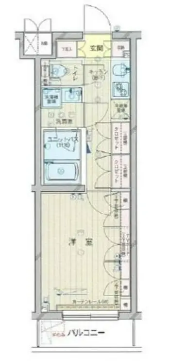 ルーブル中村橋参番館 1階階 間取り