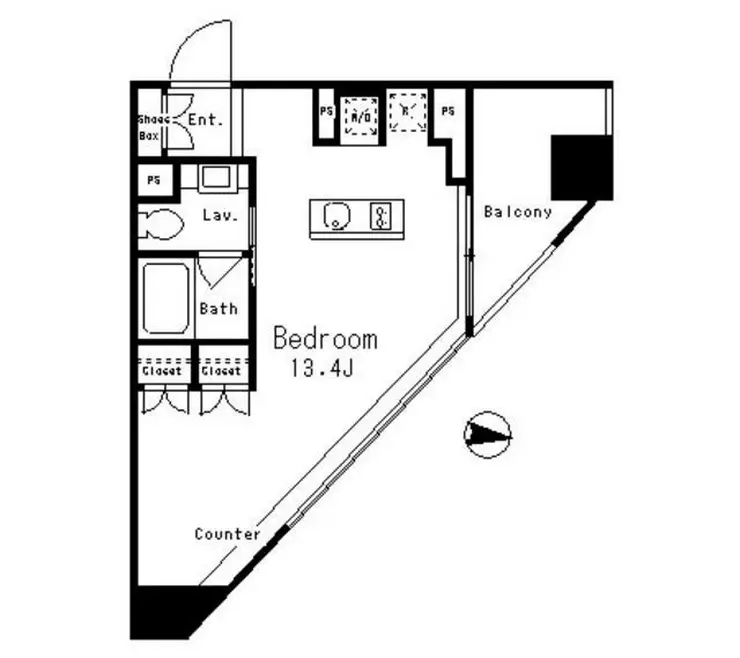 MFPRコート目黒南 6階階 間取り
