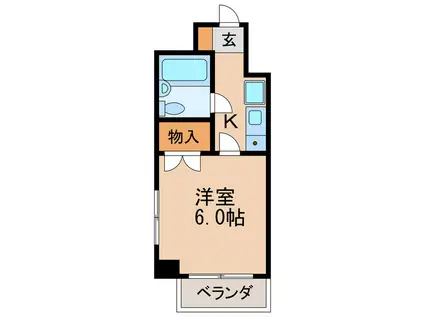 新栄ロイヤルハイツ(1K/3階)の間取り写真